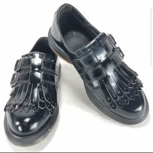 Dr Martens Leather Slip-On Oxfords US5